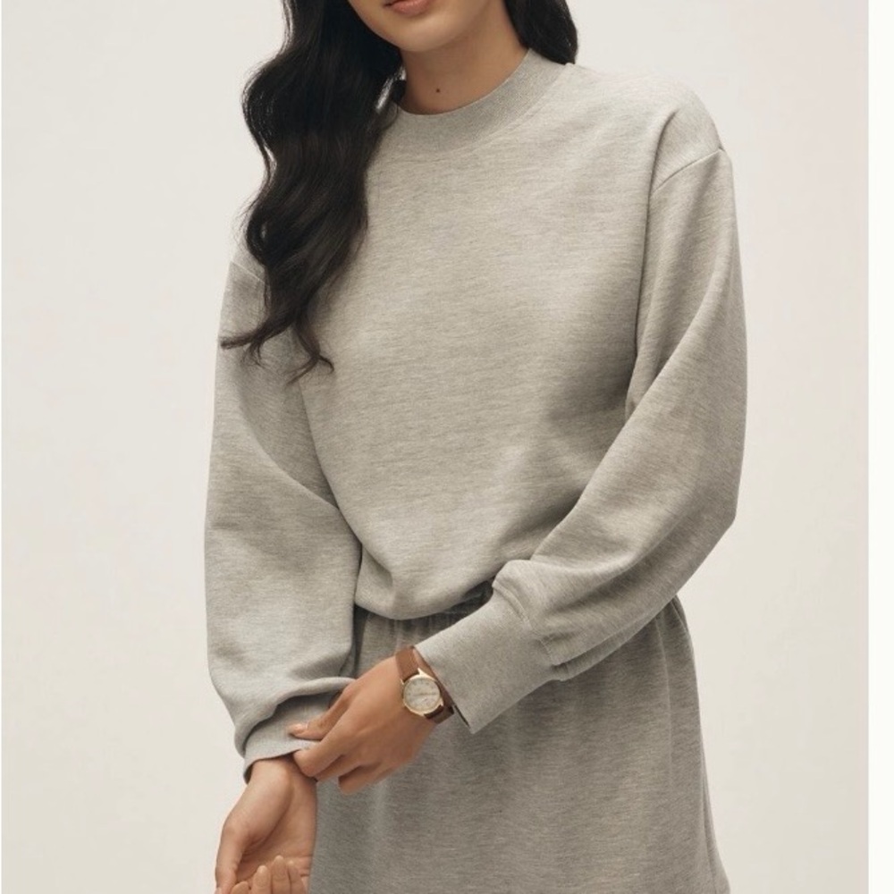 Anthropologie Gray Mini Dress